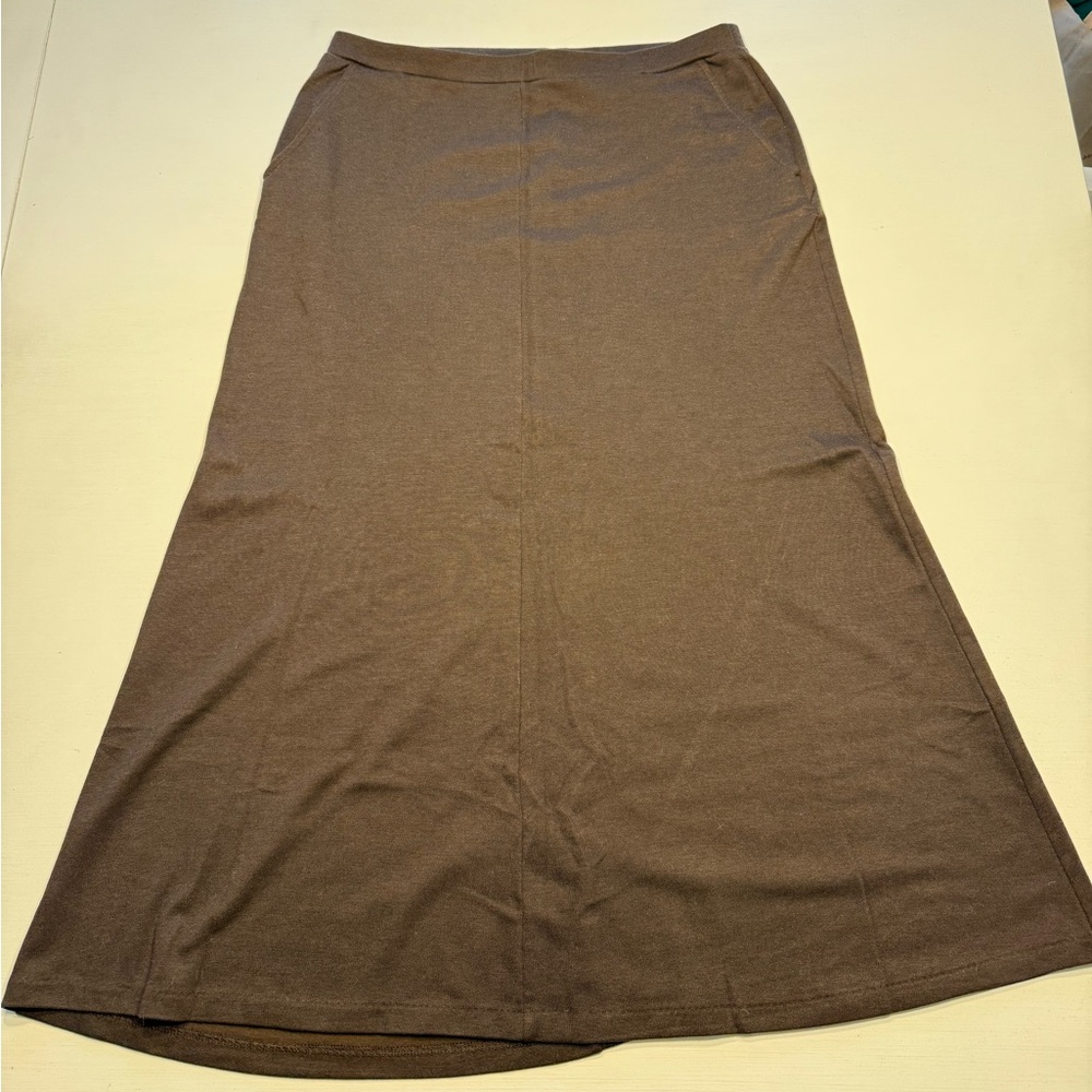 Cato Chocolate A-Line Skirt
